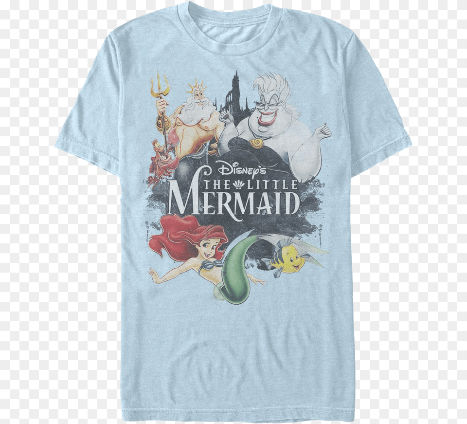 Little Mermaid T Shirt T Shirt The Little Mermaid, T-shirt, Clothing, Adult, Person Png Image