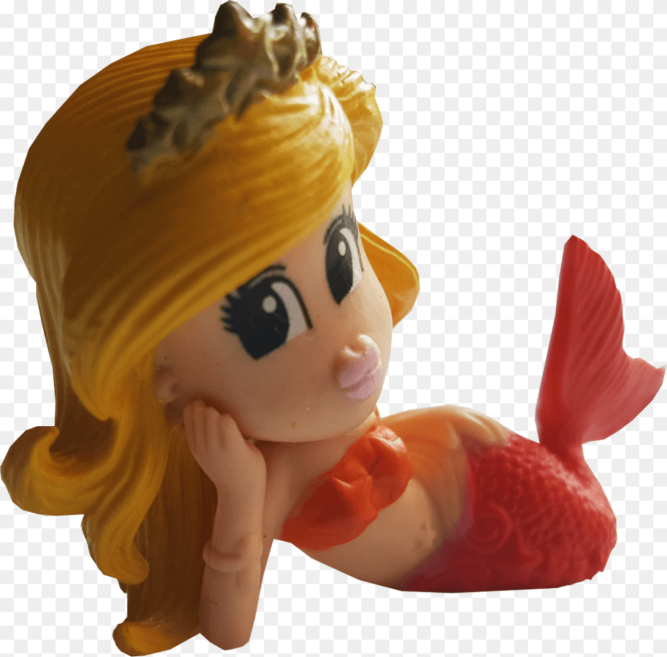 Little Mermaid Transparent Background Childs Transparent Background Toy Sailboat, Doll, Face, Head, Person Png Image