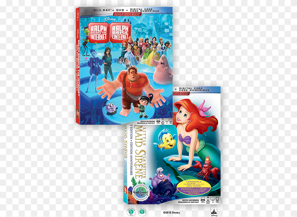 Little Mermaid Walt Disney Signature Collection, Book, Comics, Publication, Baby Png Image