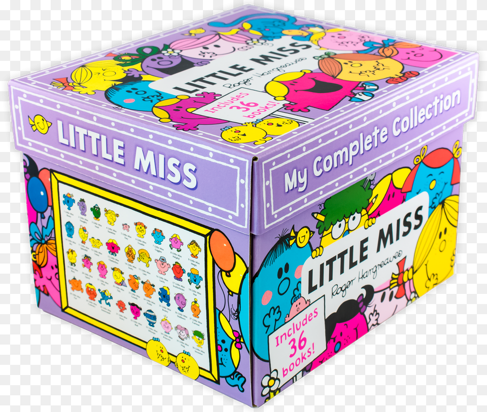 Little Miss My Complete Collection By Roger Hargreaves, Box Free Png