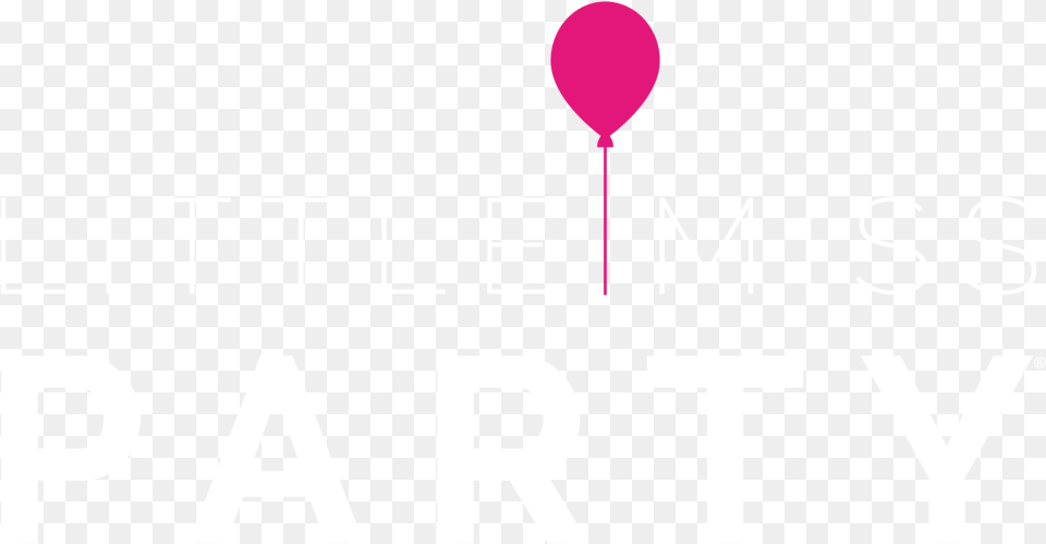 Little Miss Party Balloon, Text Png