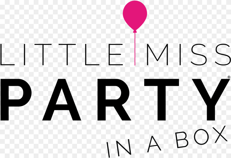 Little Miss Party In A Box, Balloon Free Png