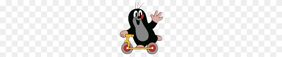 Little Mole On A Scooter, Transportation, Vehicle, Baby, Person Free Transparent Png