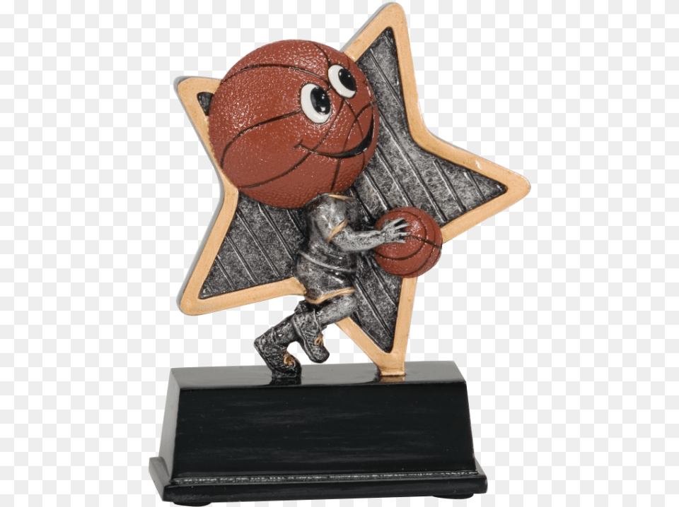 Little Pal Basketball Resin Trophy, Figurine, Ball, Basketball (ball), Sport Free Png Download