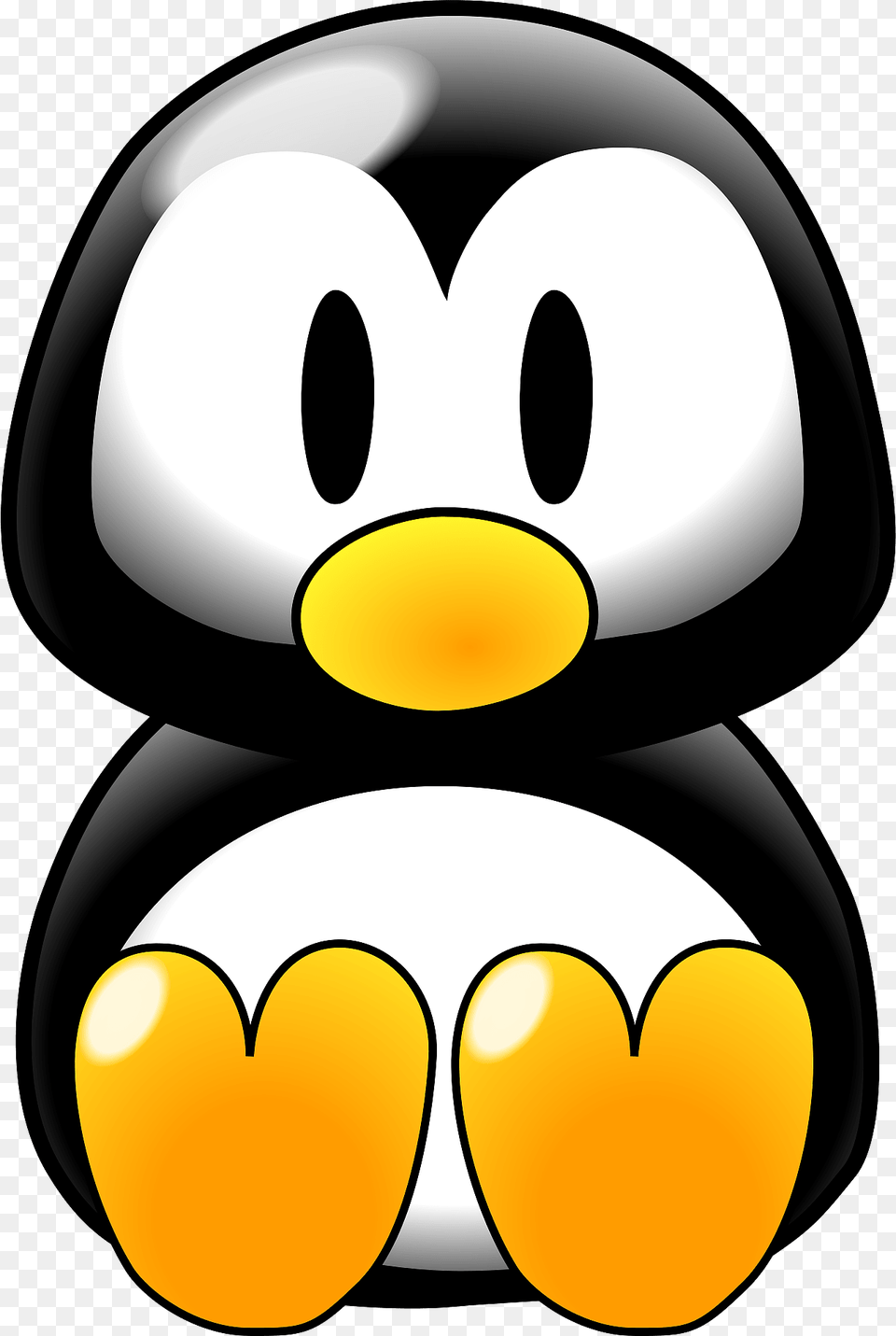Little Penguin Clipart, Animal, Bird, Disk Free Png Download