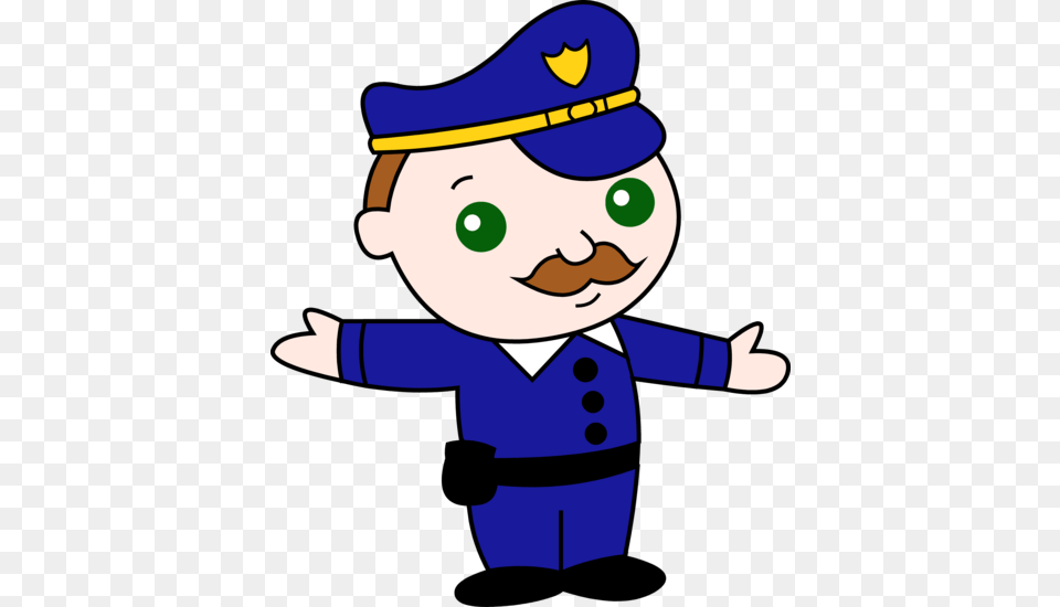 Little Policeman Cartoon, Baby, Face, Head, Person Free Png