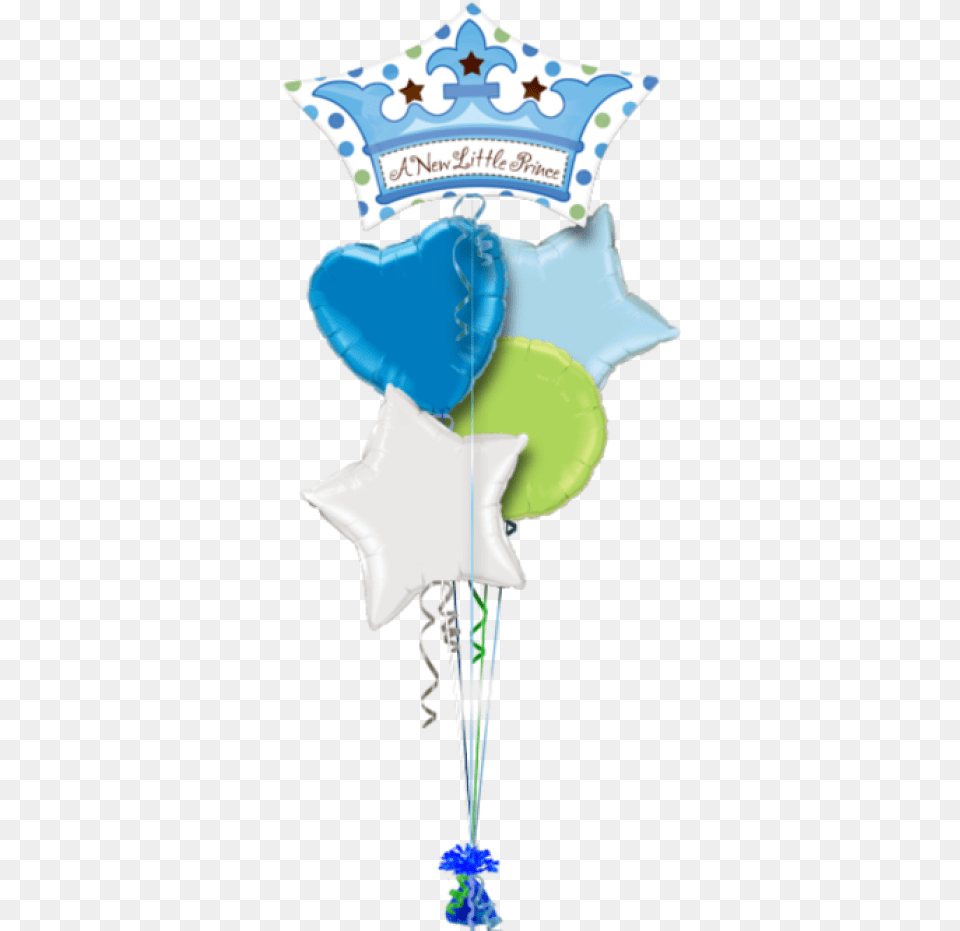 Little Prince Crown Balloon In A Box Helium Its A Balloon Bouquet Its A Boy, Person Png Image