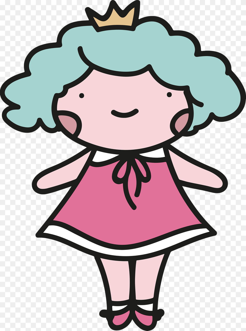 Little Princess Clipart, Cartoon, Face, Head, Person Free Transparent Png
