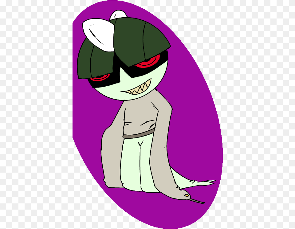 Little Psycho Ralts No Name Other Pokemon Can Not Cartoon, Book, Comics, Publication, Person Free Png