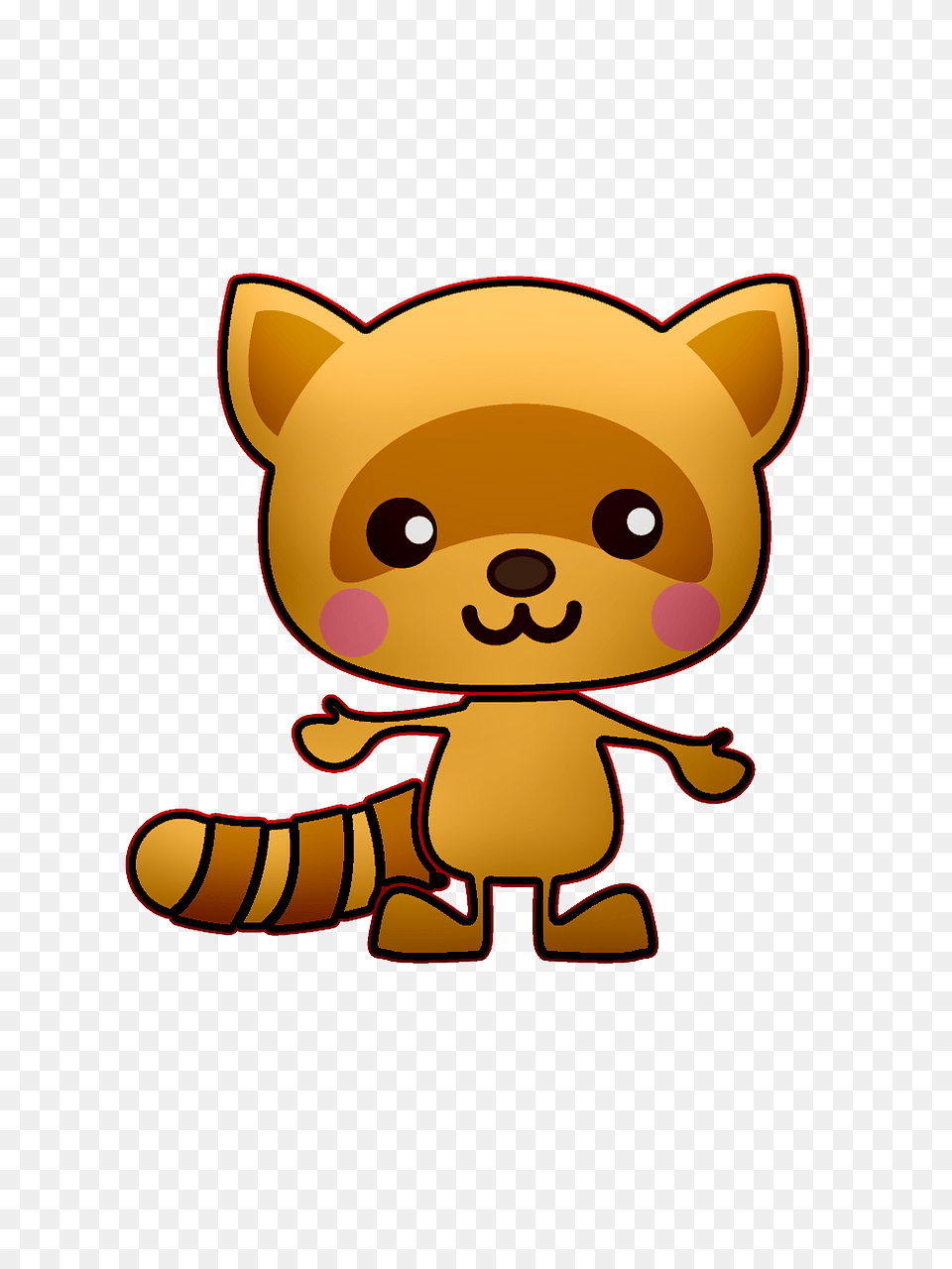 Little Raccoon Clipart, Plush, Toy, Animal, Bear Png Image