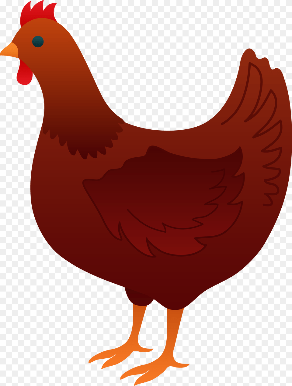 Little Red Cliparts, Animal, Bird, Chicken, Fowl Png Image