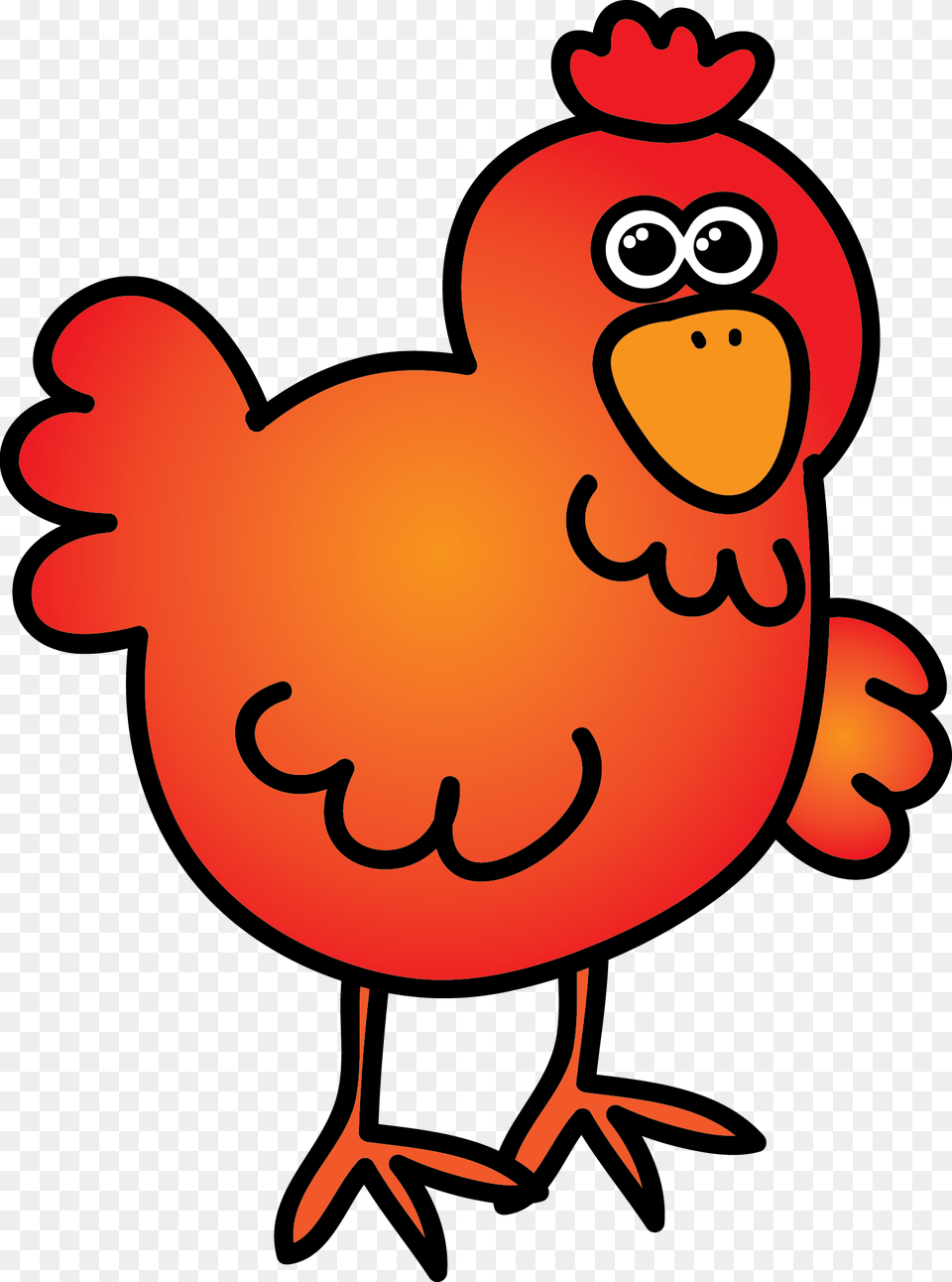 Little Red Hen Clipart, Animal, Bird, Fowl, Poultry Free Transparent Png