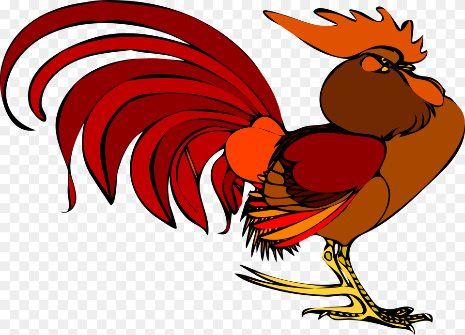 Little Red Hen Clipart Brown Rooster Clip Art, Animal, Bird, Chicken, Fowl Free Transparent Png