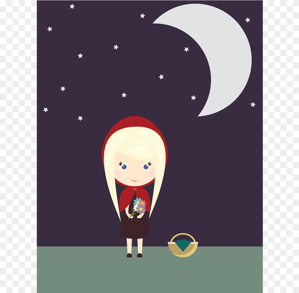 Little Red Riding Hood, Person, Baby, Outdoors, Night Free Png