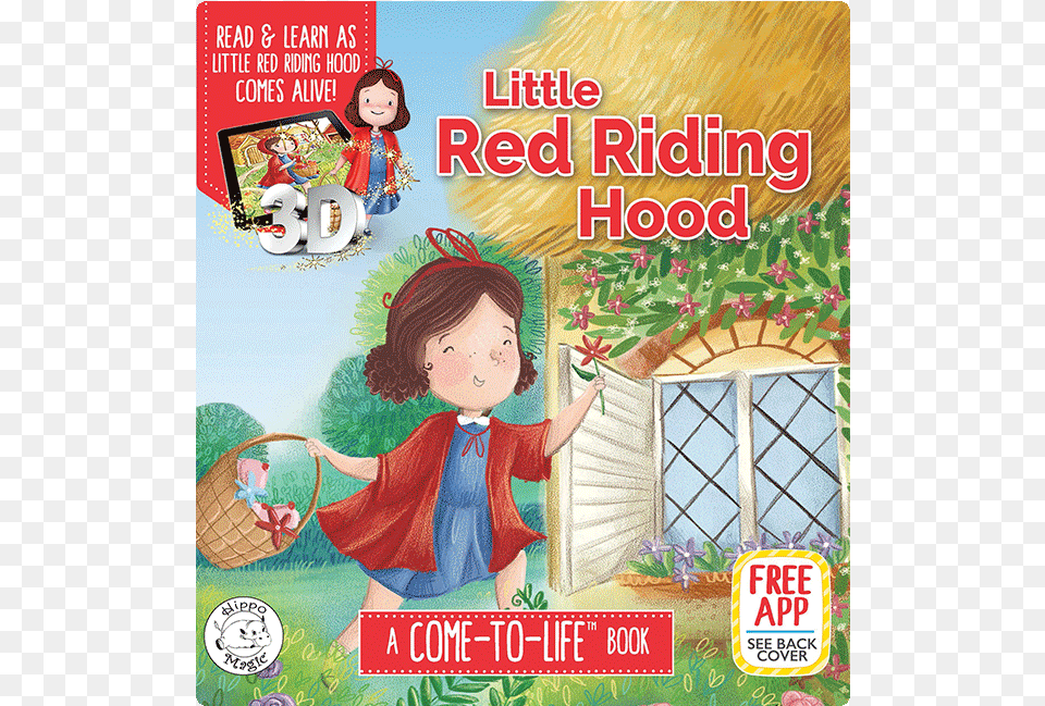 Little Red Riding Hood Ar, Advertisement, Poster, Book, Person Png Image