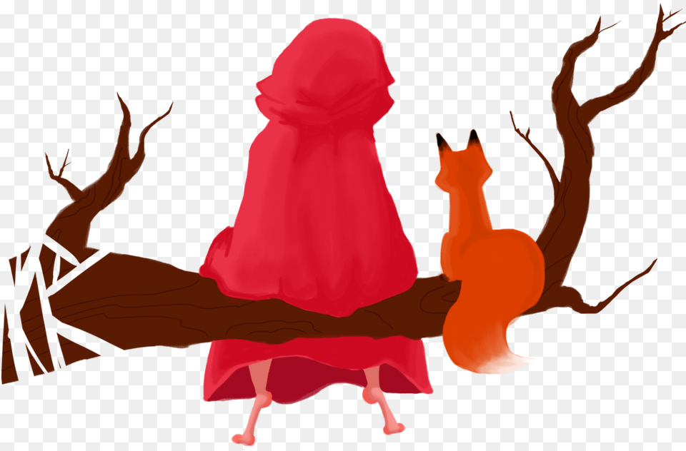 Little Red Riding Hood Background Wallace Hale Little Red Riding Hood, Clothing, Adult, Person, Female Png