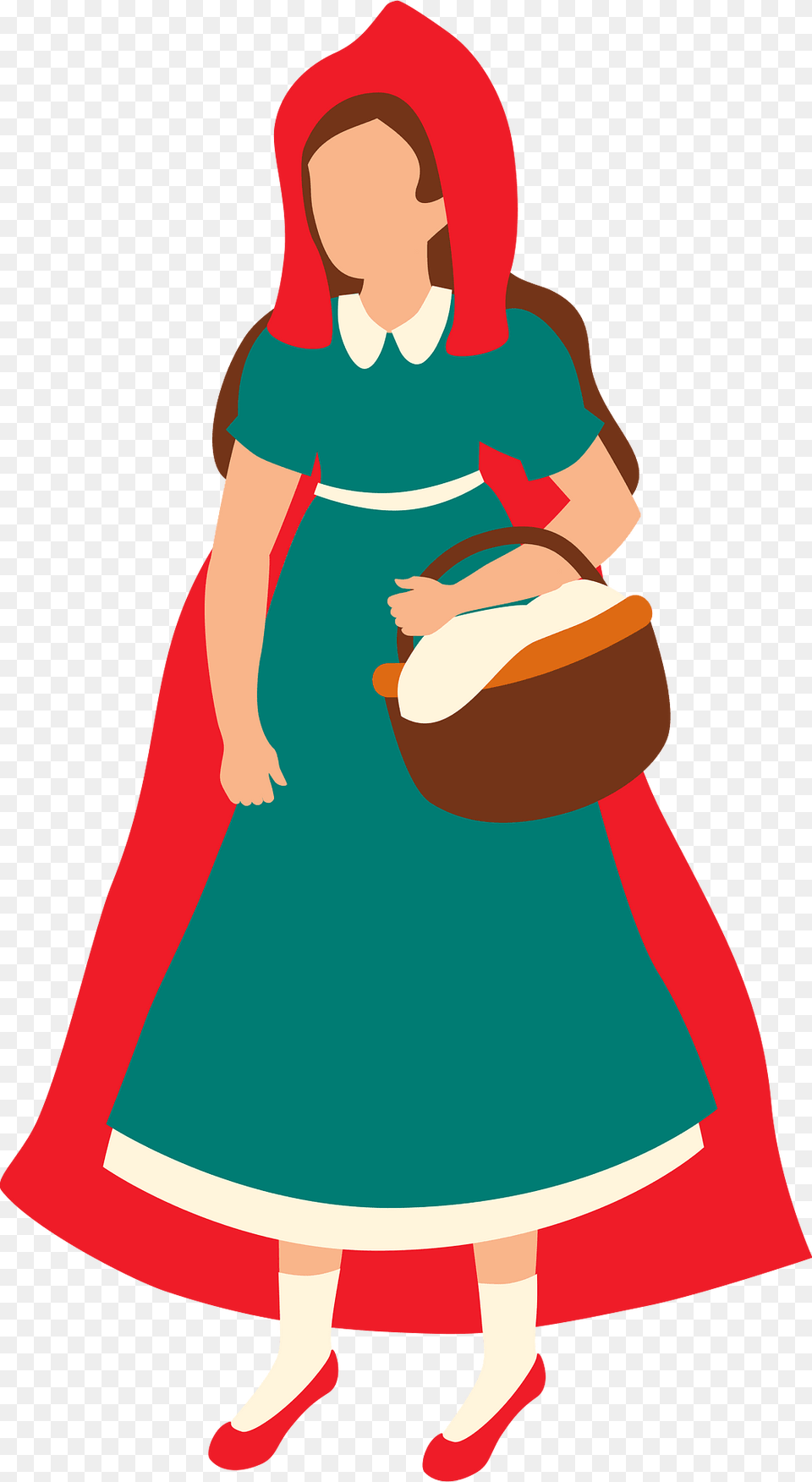 Little Red Riding Hood Clipart, Baby, Person, Face, Head Free Png Download
