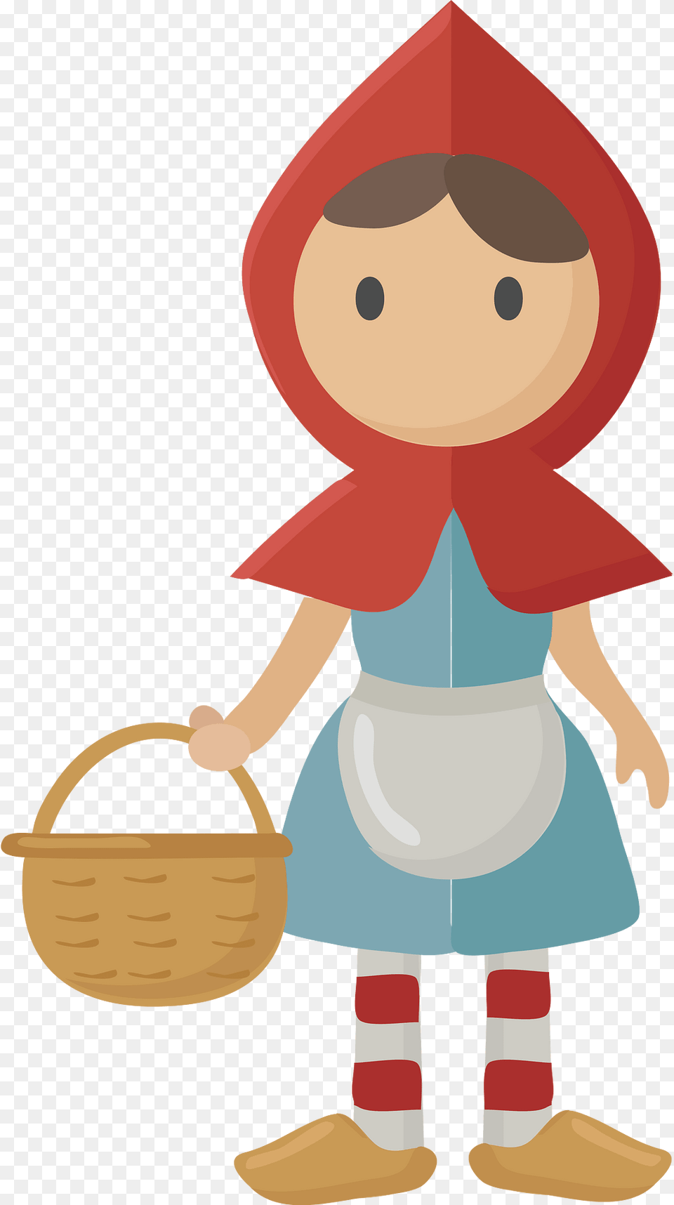 Little Red Riding Hood Clipart, Person, Clothing, Basket Free Png