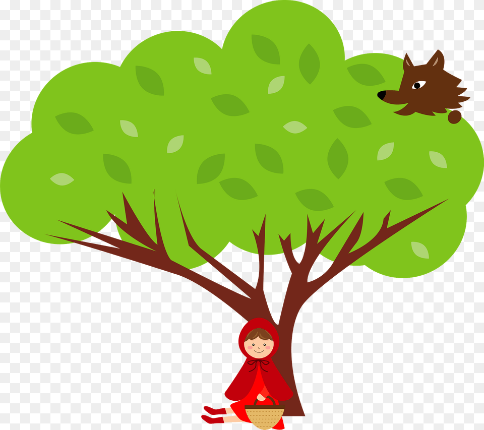 Little Red Riding Hood Clipart, Tree, Plant, Vegetation, Baby Png