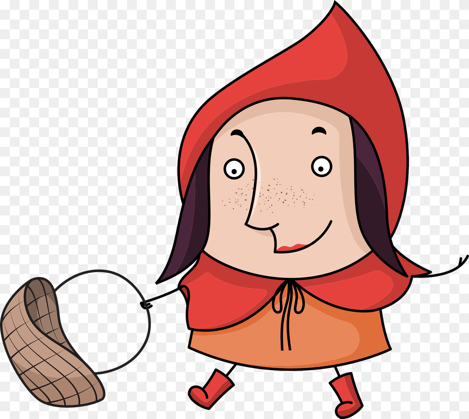 Little Red Riding Hood Clipart, Clothing, Elf, Face, Head Free Png