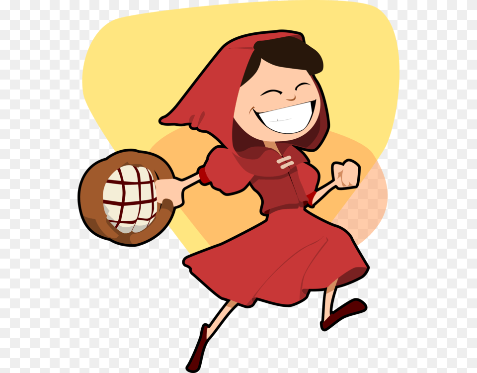 Little Red Riding Hood Fairy Tale Big Bad Wolf Happiness, Person, Face, Head Free Transparent Png