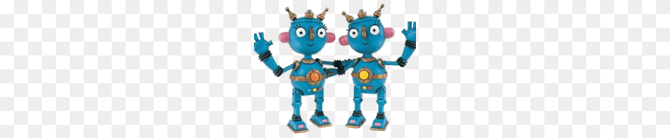 Little Robots The Sparky Twins, Robot, Person Free Png Download