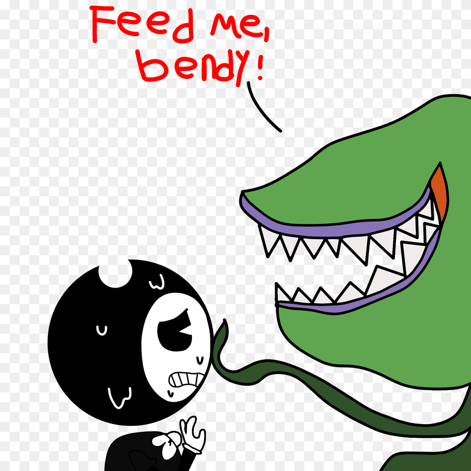 Little Shop Of Horrors Bendy And The Ink Machine My Bendy, Face, Head, Person Png