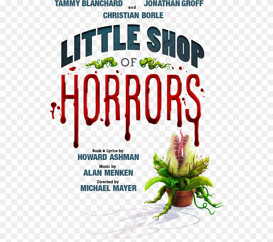 Little Shop Of Horrors Nyc, Advertisement, Poster, Plant, Book Free Png