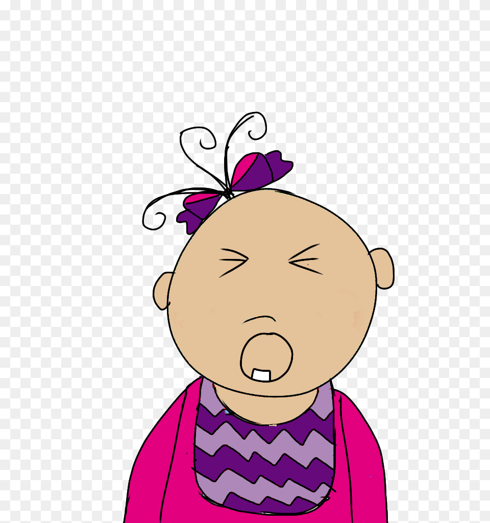 Little Sister Cliparts, Purple, Baby, Person, Face Png