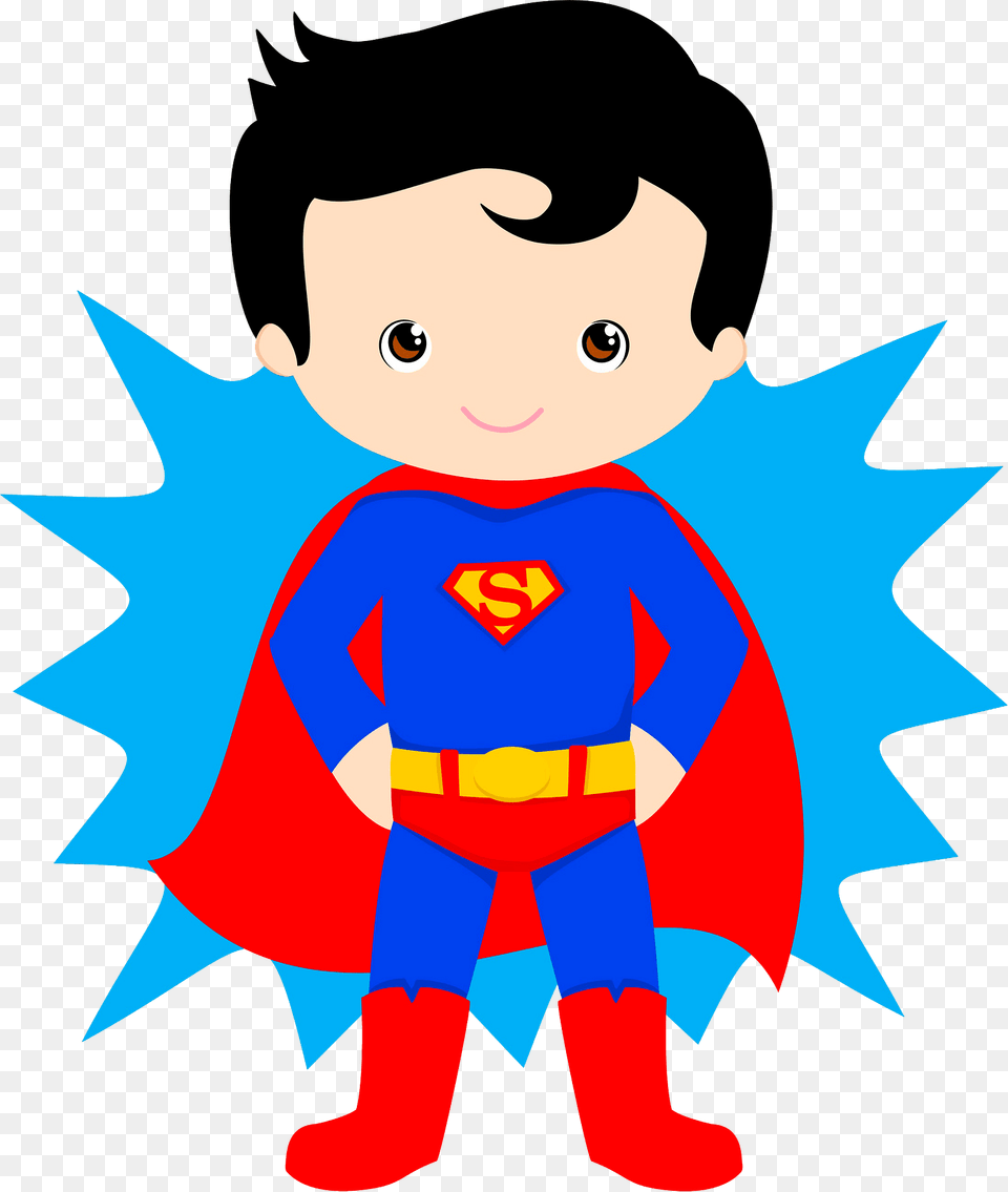 Little Superman Clipart, Cape, Clothing, Baby, Person Free Png Download