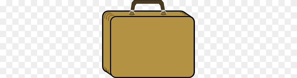 Little Tan Suitcase Clip Art, Bag, Baggage, Briefcase Free Transparent Png