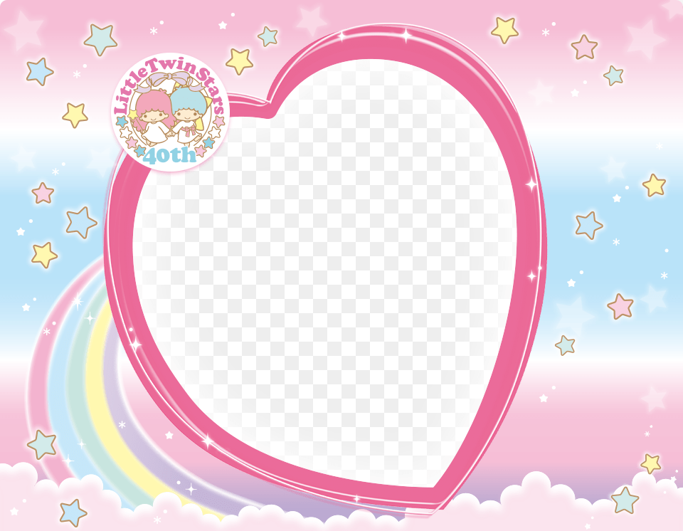 Little Twin Stars 40th Circle Free Transparent Png