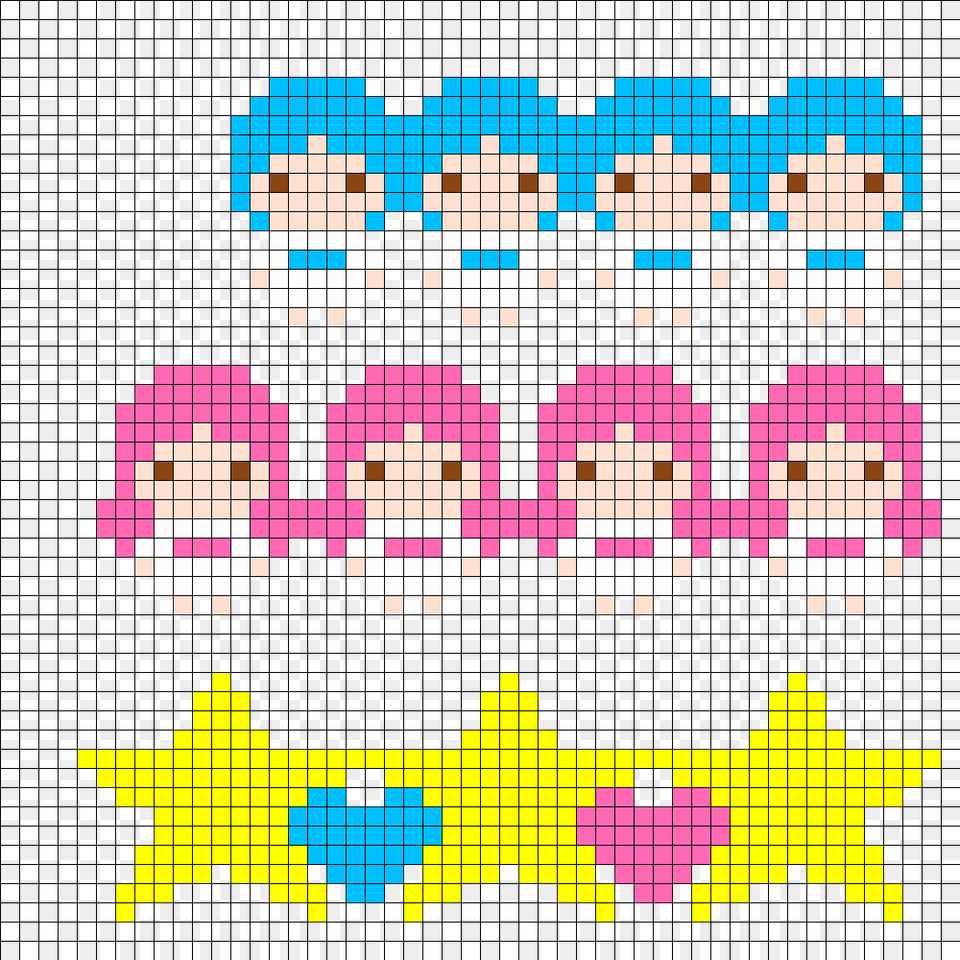 Little Twin Stars Perler Cuffs Perler Bead Pattern Circle, Embroidery, Stitch, Art, Person Png Image