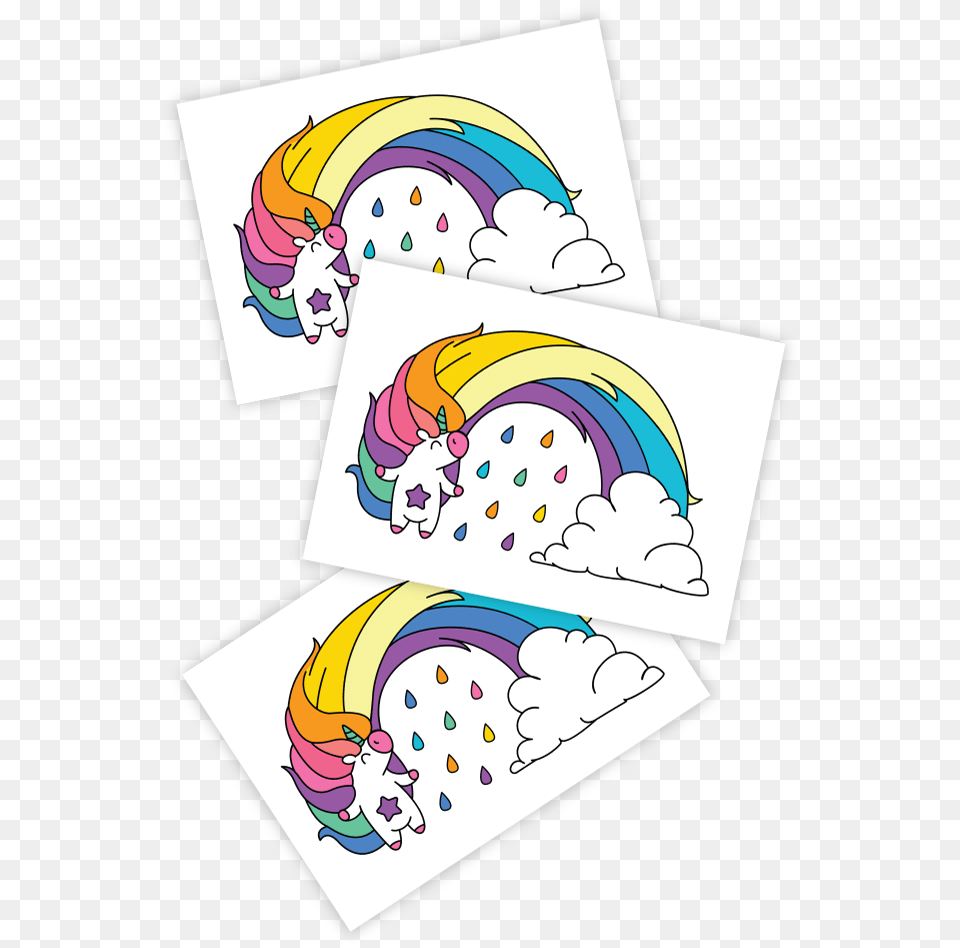 Little Unicorn Temporary Tattoos Unicorns, Envelope, Greeting Card, Mail, Outdoors Png Image