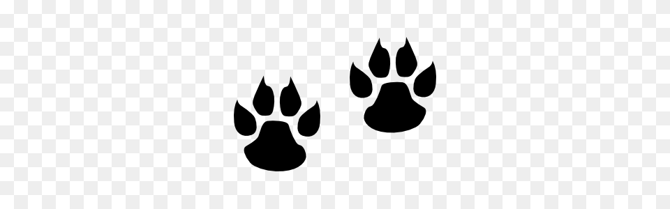 Little Wildcat Paw Prints Sticker, Stencil, Electronics, Hardware, Face Png