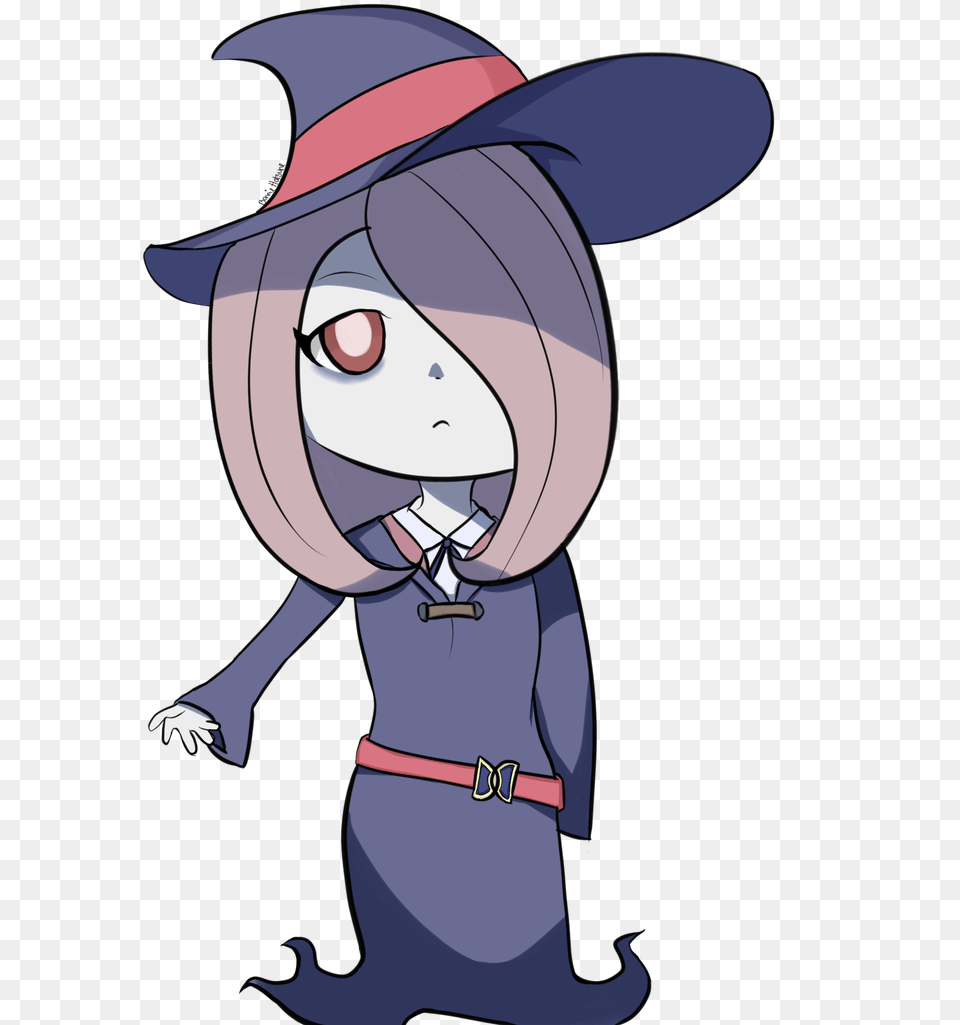 Little Witch Academia Chibi Sucy Manbavaran By Djcadenkyhatsune Little Witch Academia Chibi, Book, Comics, Publication, Baby Free Png