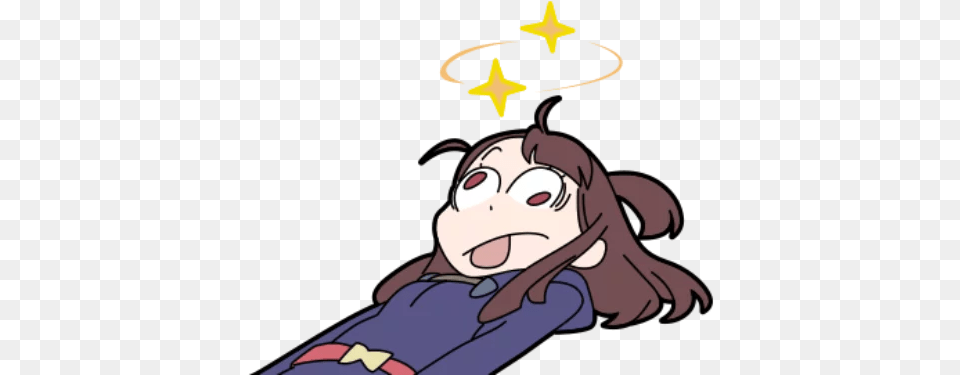 Little Witch Academia Line Stickers Album On Imgur Little Witch Academia Line Stickers, Cartoon, Baby, Person, Face Png