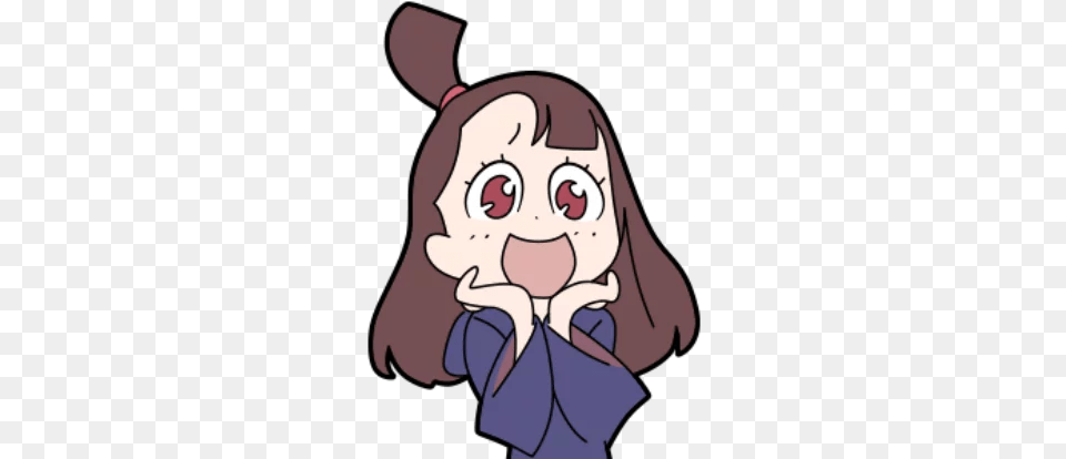 Little Witch Academia Little Witch Academia Line Stickers, Baby, Person, Cartoon Png Image