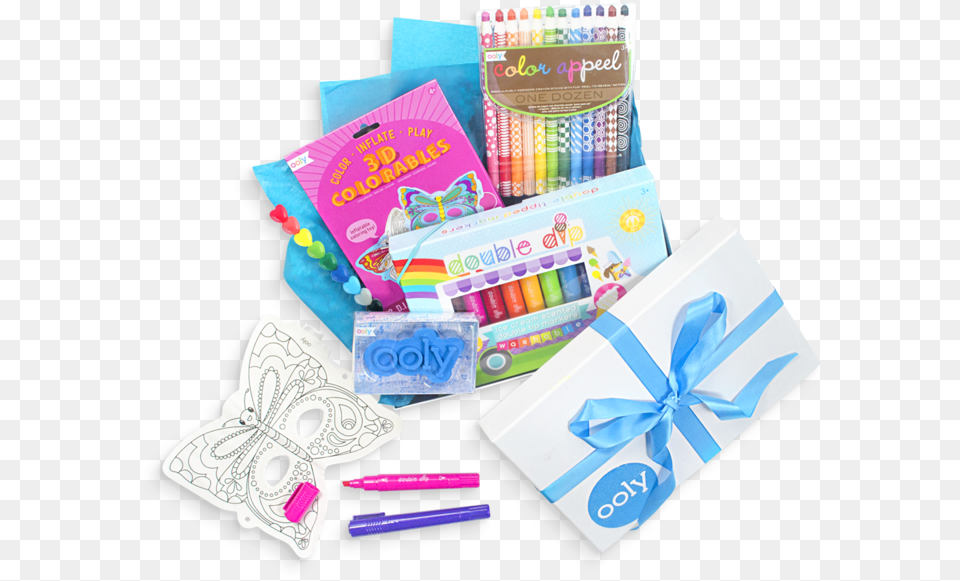 Little Wonder Coloring Gift Set For Girls With Crayons Ooly 130 042 Double Dip Scented Chunky Markers Set, First Aid Free Png Download