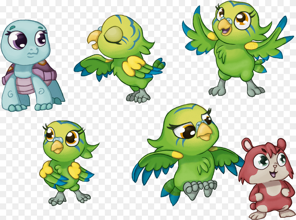 Littlest Pet Shop A World Of Our Own Edie, Toy, Green, Animal, Bird Free Png