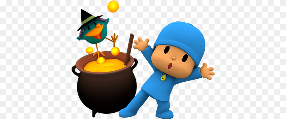 Live A Terrifying Halloween With New Pocoyo Activities Pocoyo, Baby, Person, Food, Meal Png