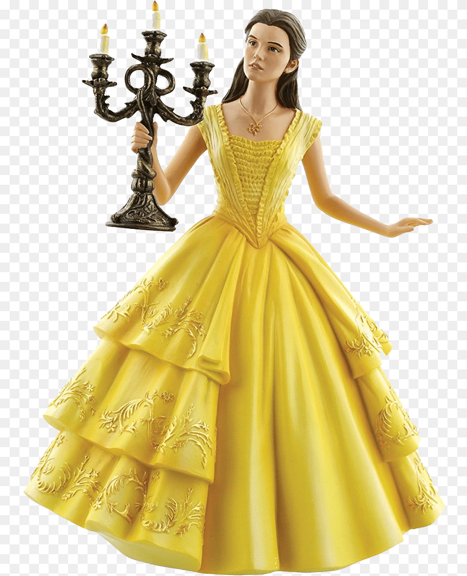 Live Action Belle Figurine, Clothing, Dress, Evening Dress, Fashion Png