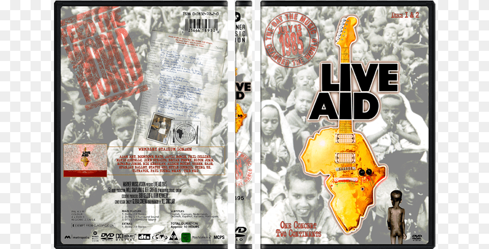 Live Aid Dvd Cover, Poster, Advertisement, Male, Boy Png