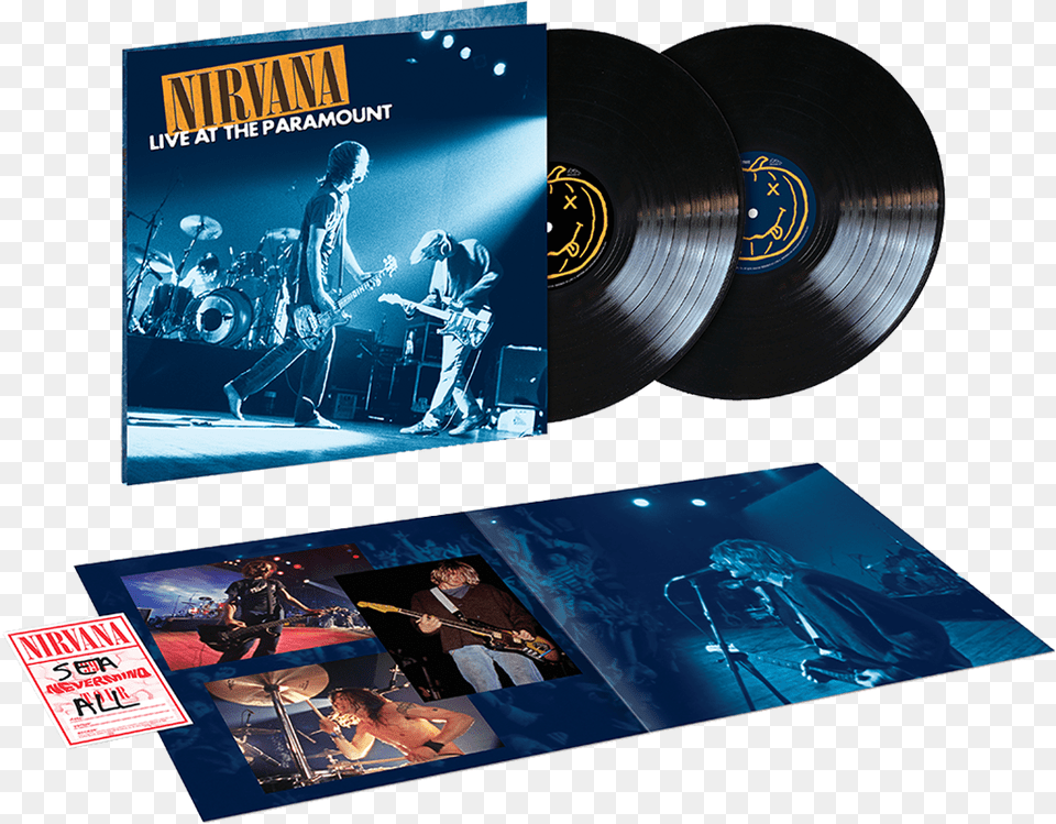 Live At The Paramount Std Edition 2xlp Nirvana Live At Paramount Lp, Person, Adult, Man, Male Free Png Download