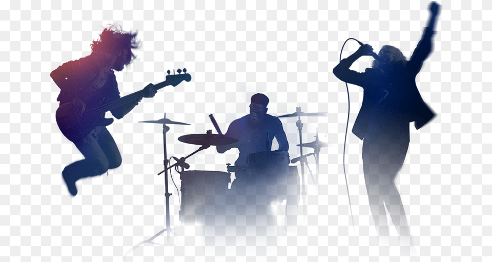 Live Band 3 Rock Band, Person, Concert, Crowd, Adult Free Transparent Png