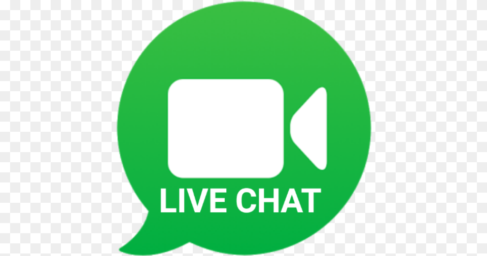 Live Chat Free Live Video Chat With Friend Latest Version Live Video Call App Logo, Green Png