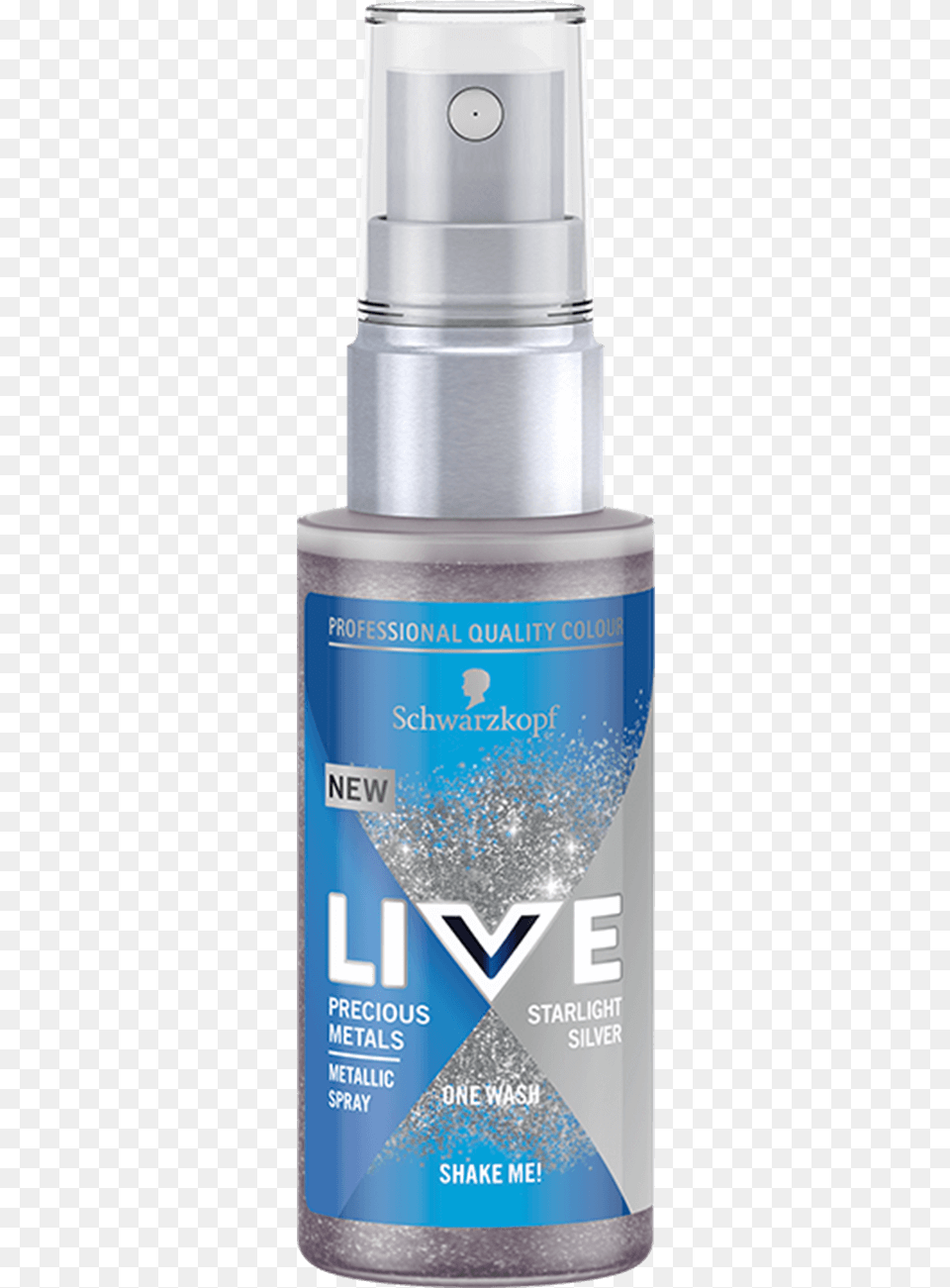 Live Color Uk Precious Metals Spray Starlight Silver, Cosmetics, Bottle, Deodorant, Can Png