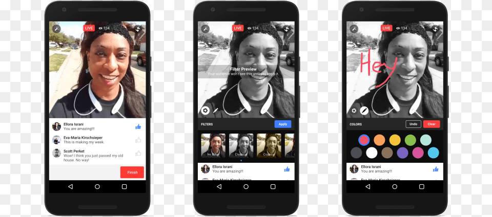 Live Creative Tools Android Facebook Live Video Streaming, Electronics, Mobile Phone, Phone, Person Free Transparent Png