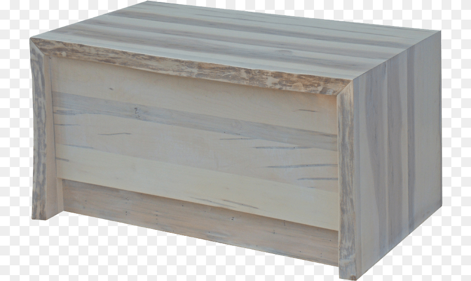 Live Edge Waterfall Blanket Box Chest Of Drawers, Crate, Wood Free Transparent Png