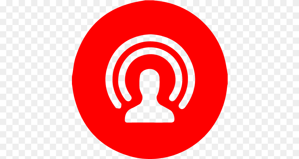 Live Icon Circle Youtube Logo Transparent, Sign, Symbol Free Png